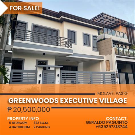 Lot greenwoods executive village cainta .